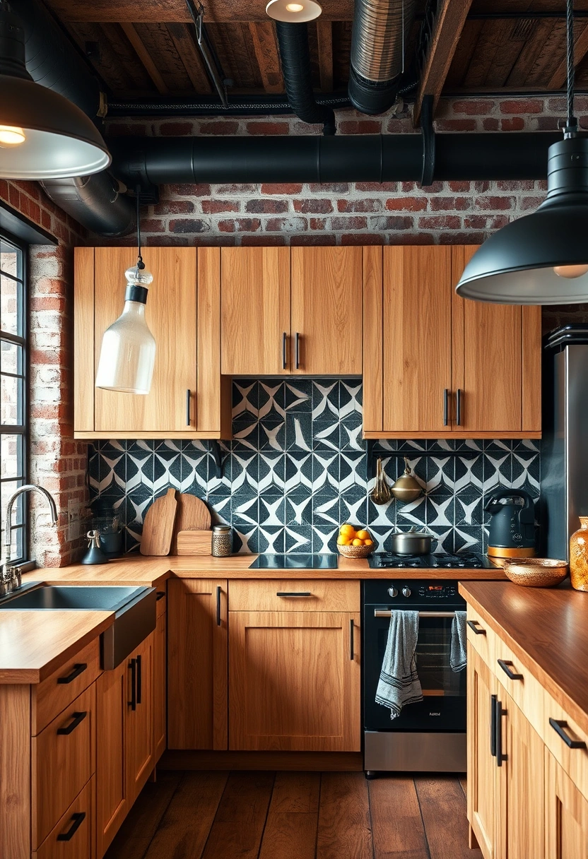 kitchen backsplash ideas oak cabinets 7