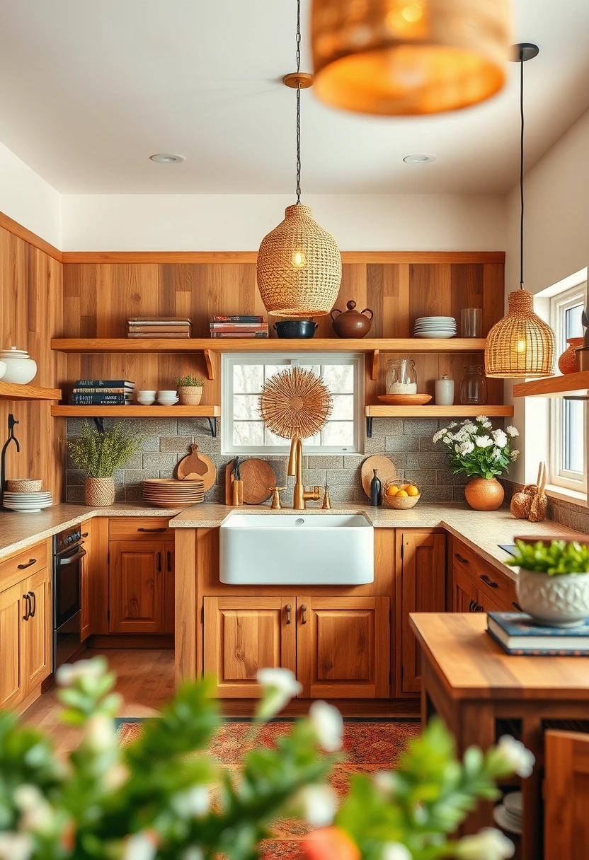 kitchen boho ideas 11