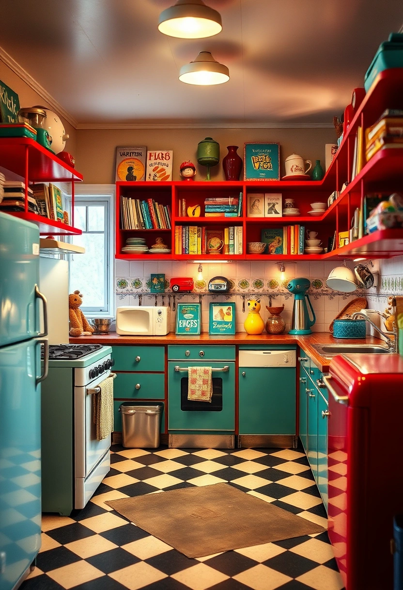 kitchen bookshelf ideas 10