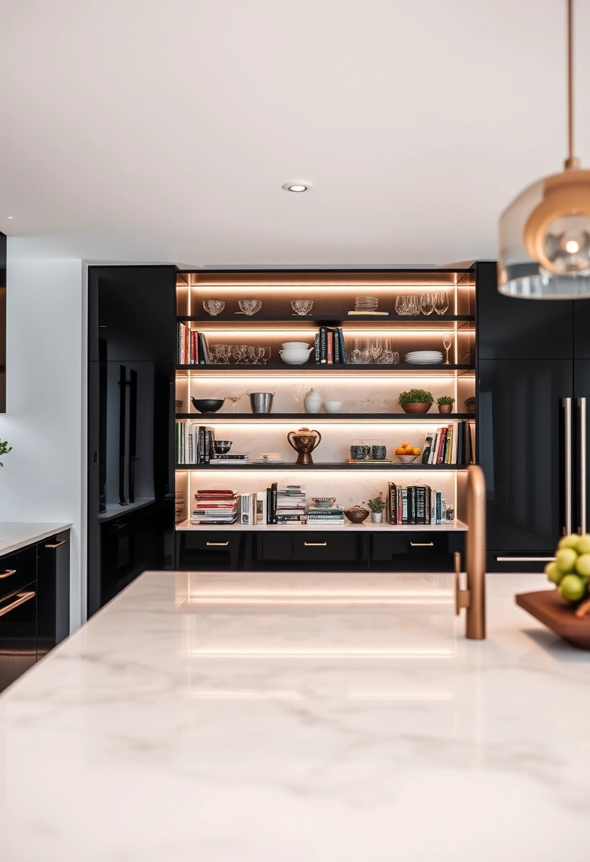 kitchen bookshelf ideas 11