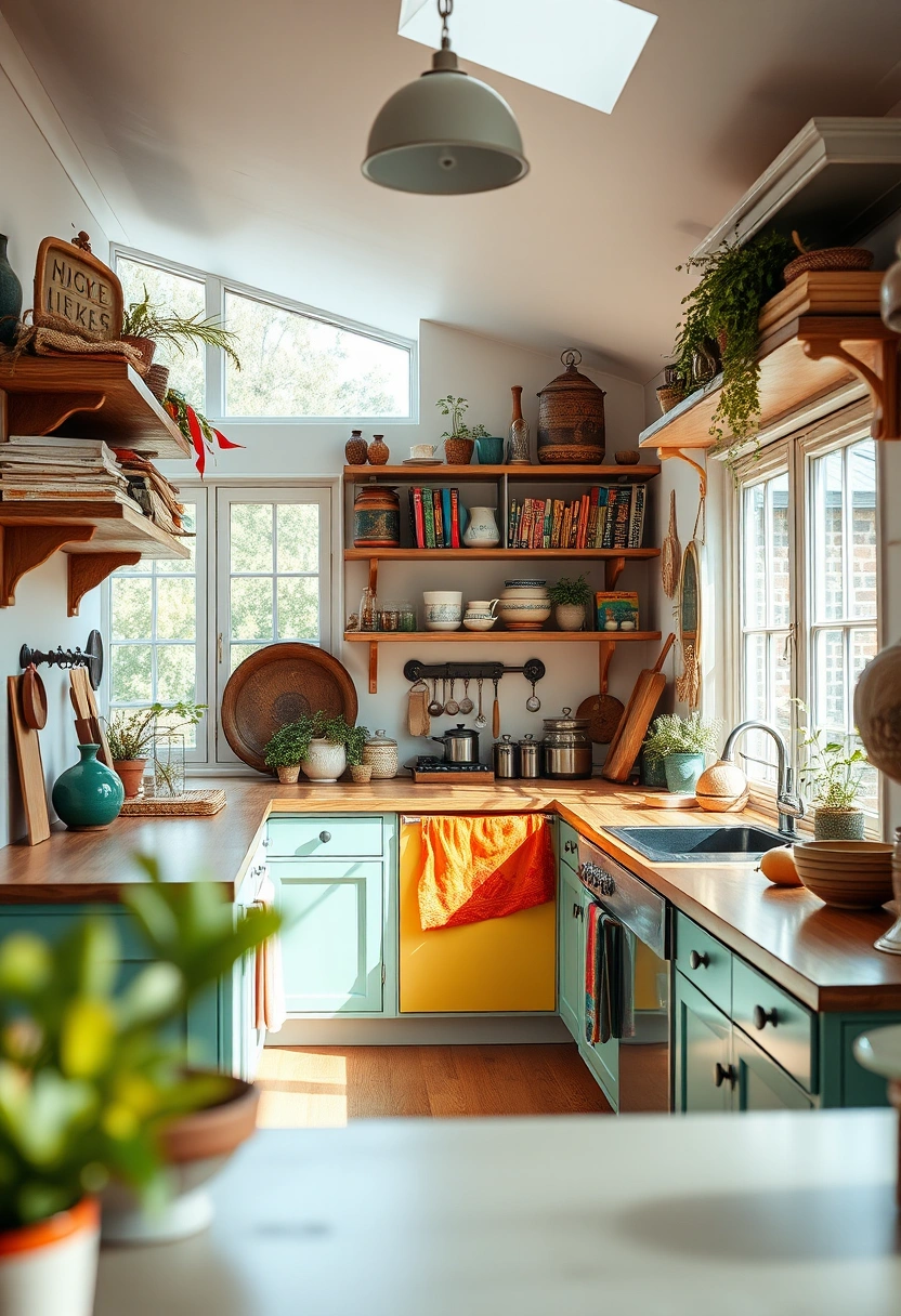 kitchen bookshelf ideas 12