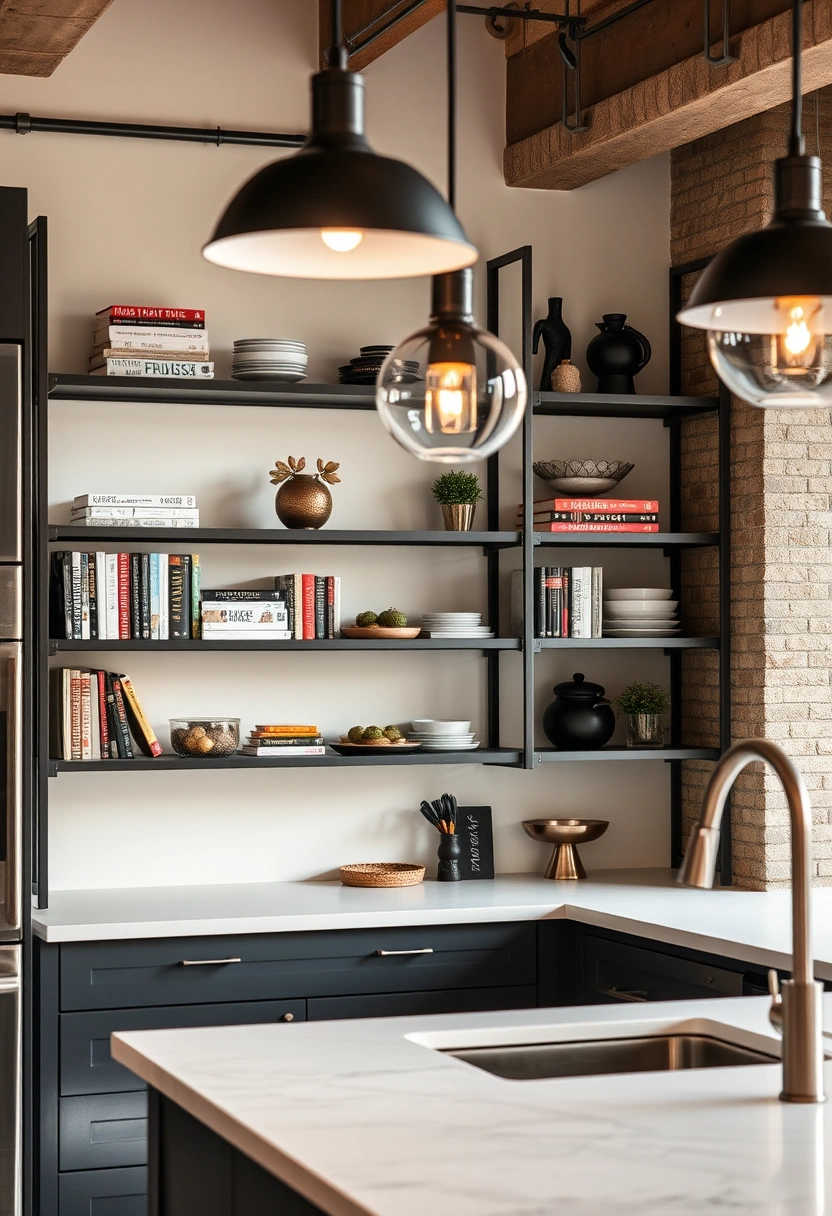 kitchen bookshelf ideas 17