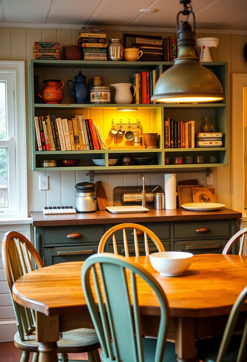 kitchen bookshelf ideas 7