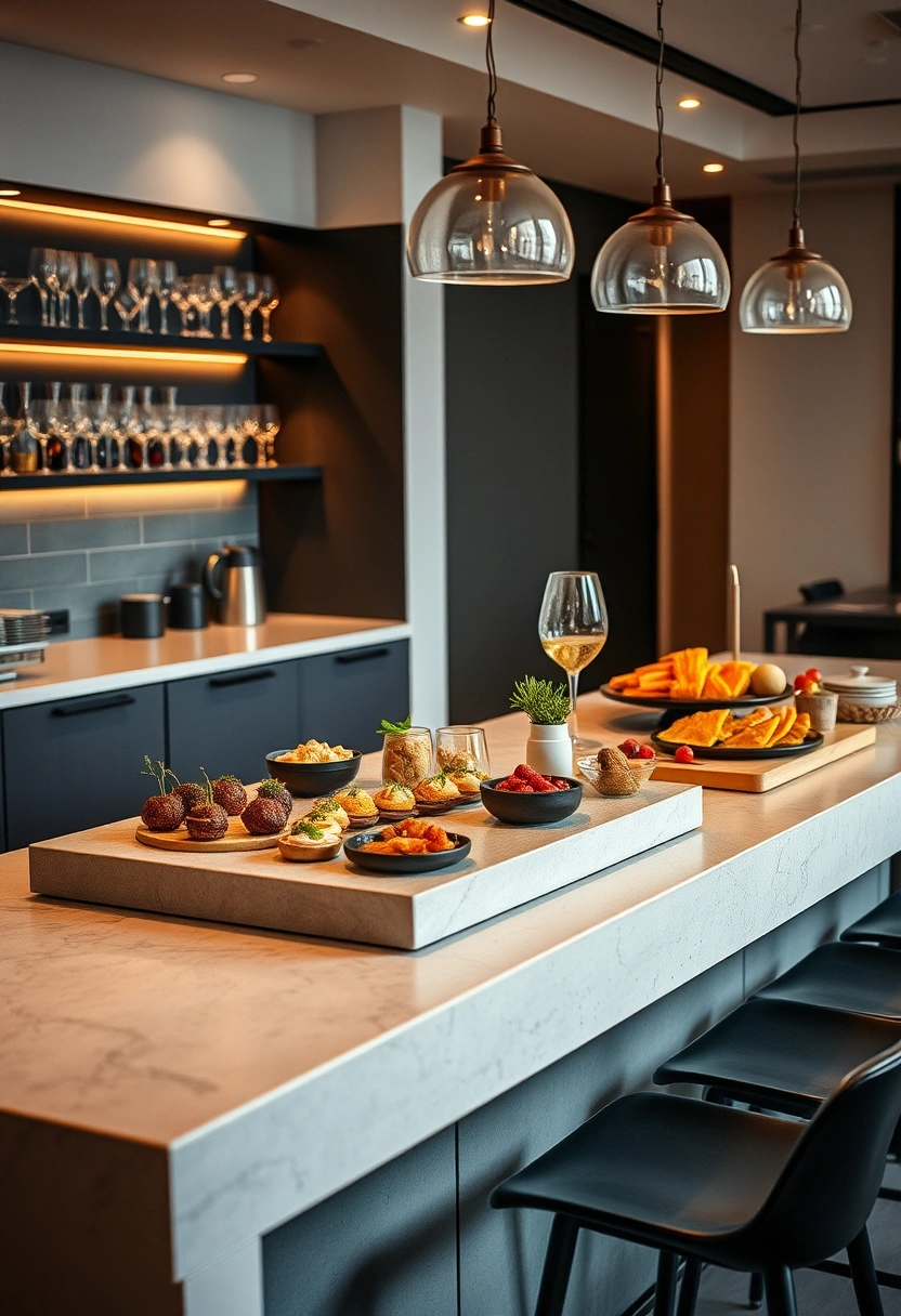 kitchen buffet ideas 18