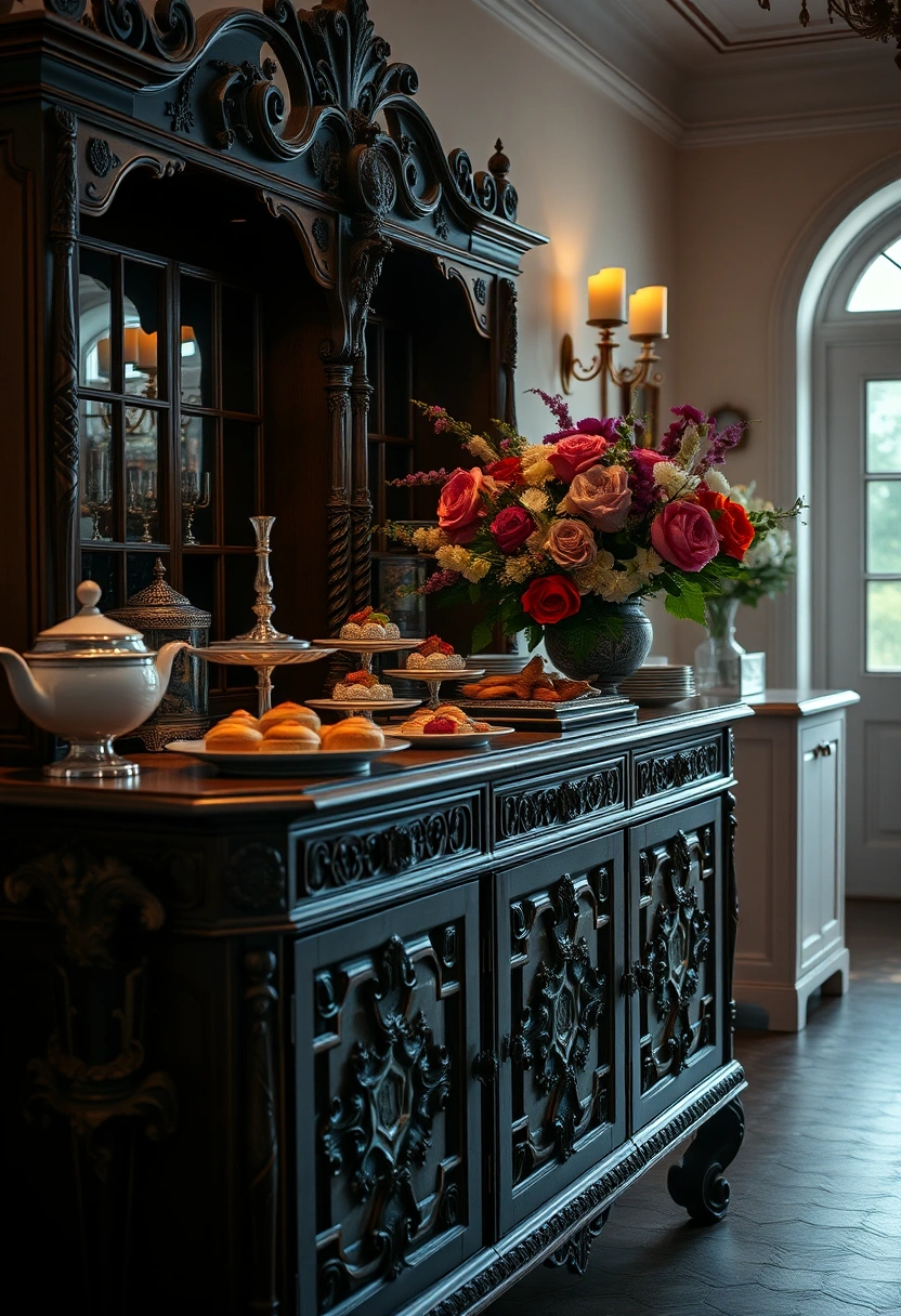 kitchen buffet ideas 9