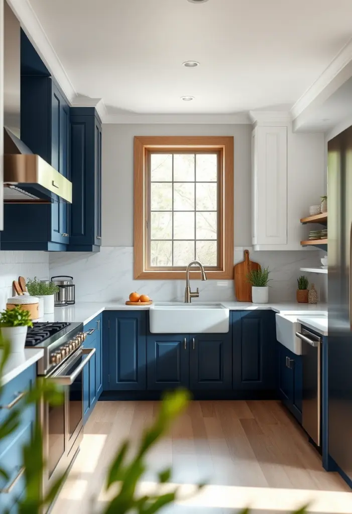 kitchen cabinet color ideas two tone 1