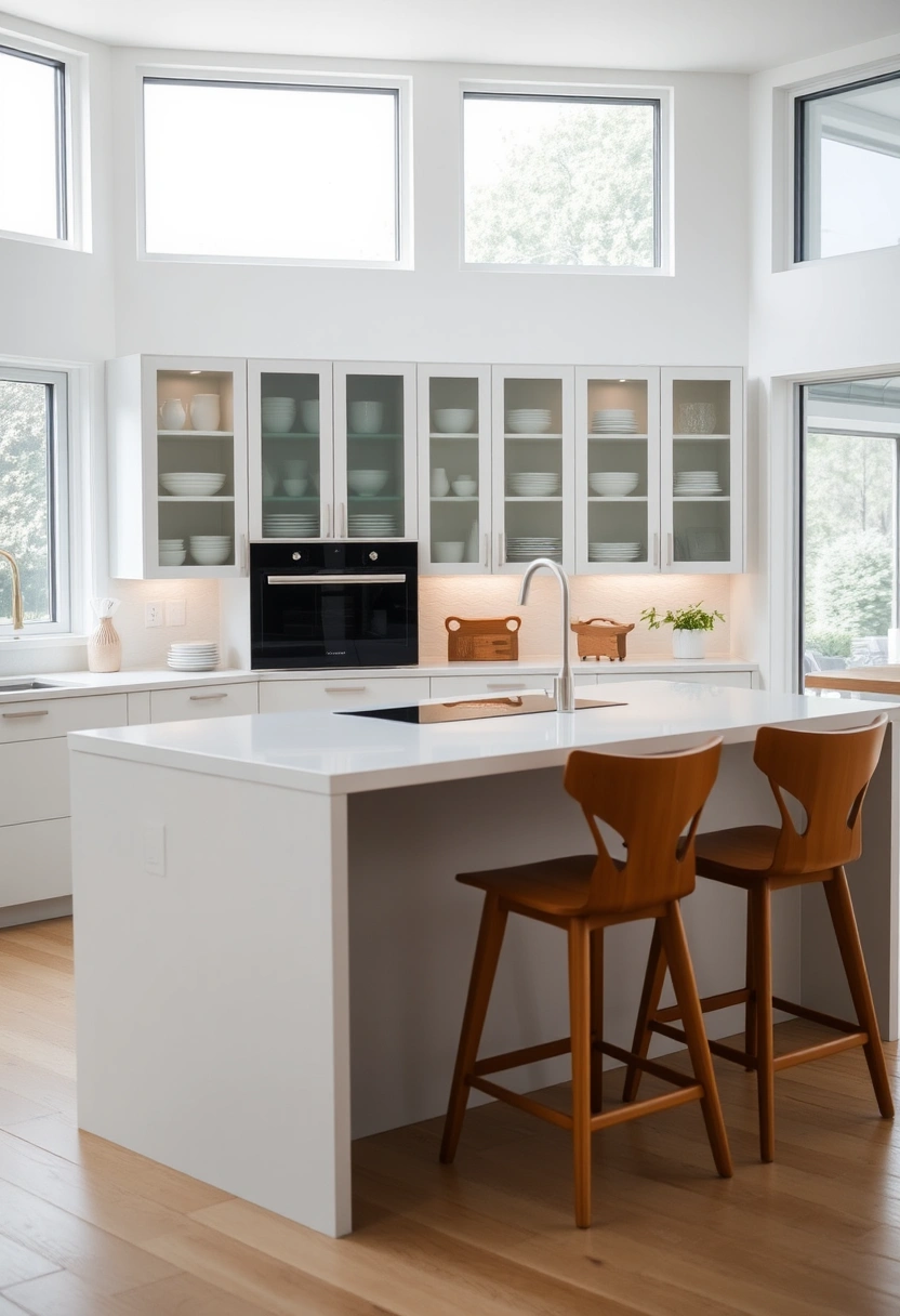 kitchen cabinet glass door ideas 1