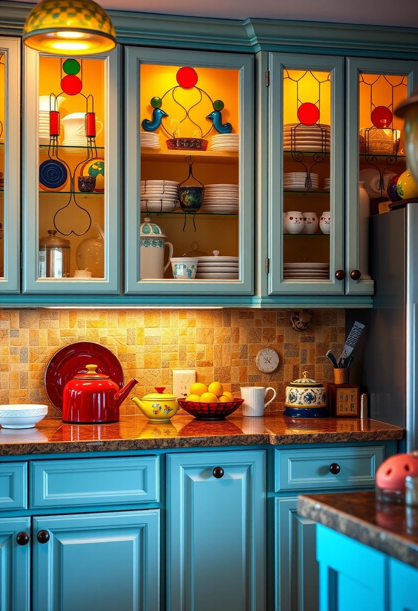 kitchen cabinet glass door ideas 11
