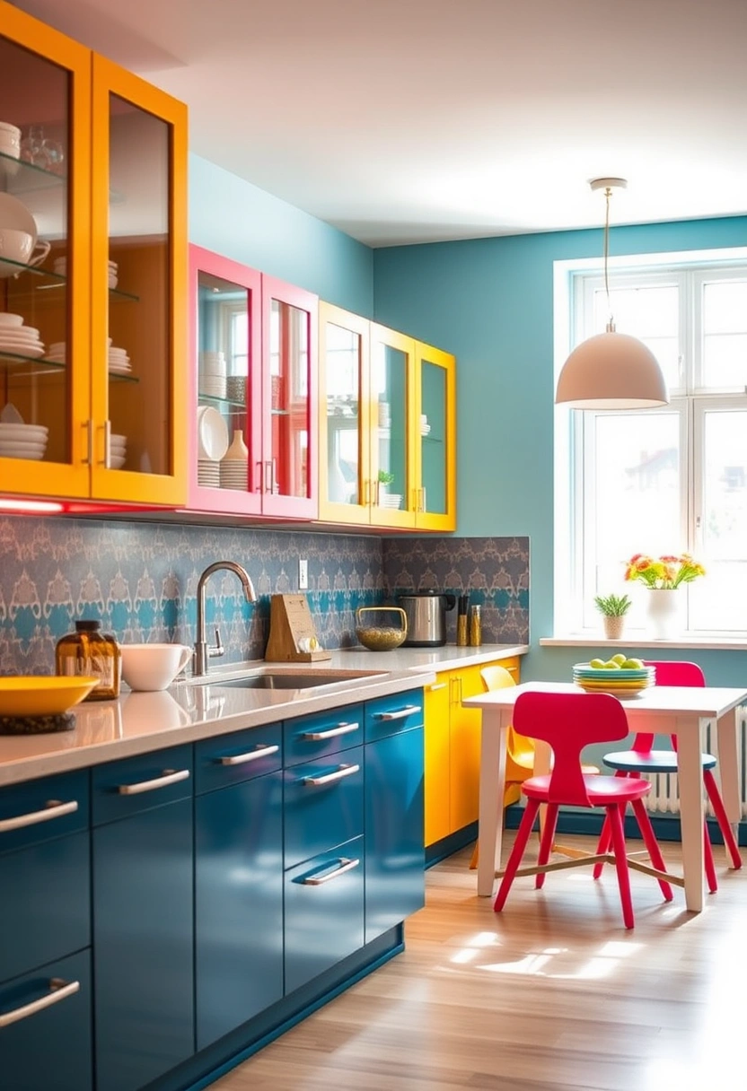kitchen cabinet glass door ideas 17