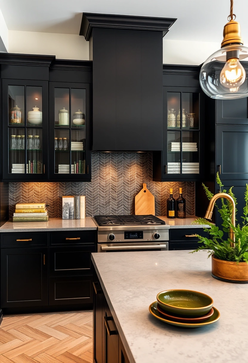 kitchen cabinet glass door ideas 5