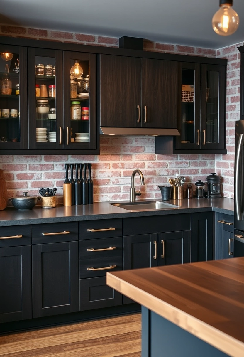 kitchen cabinet glass door ideas 7