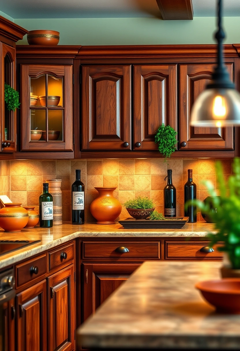 kitchen cabinet top decorating ideas 12