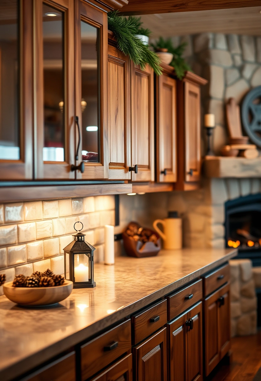 kitchen cabinet top decorating ideas 16