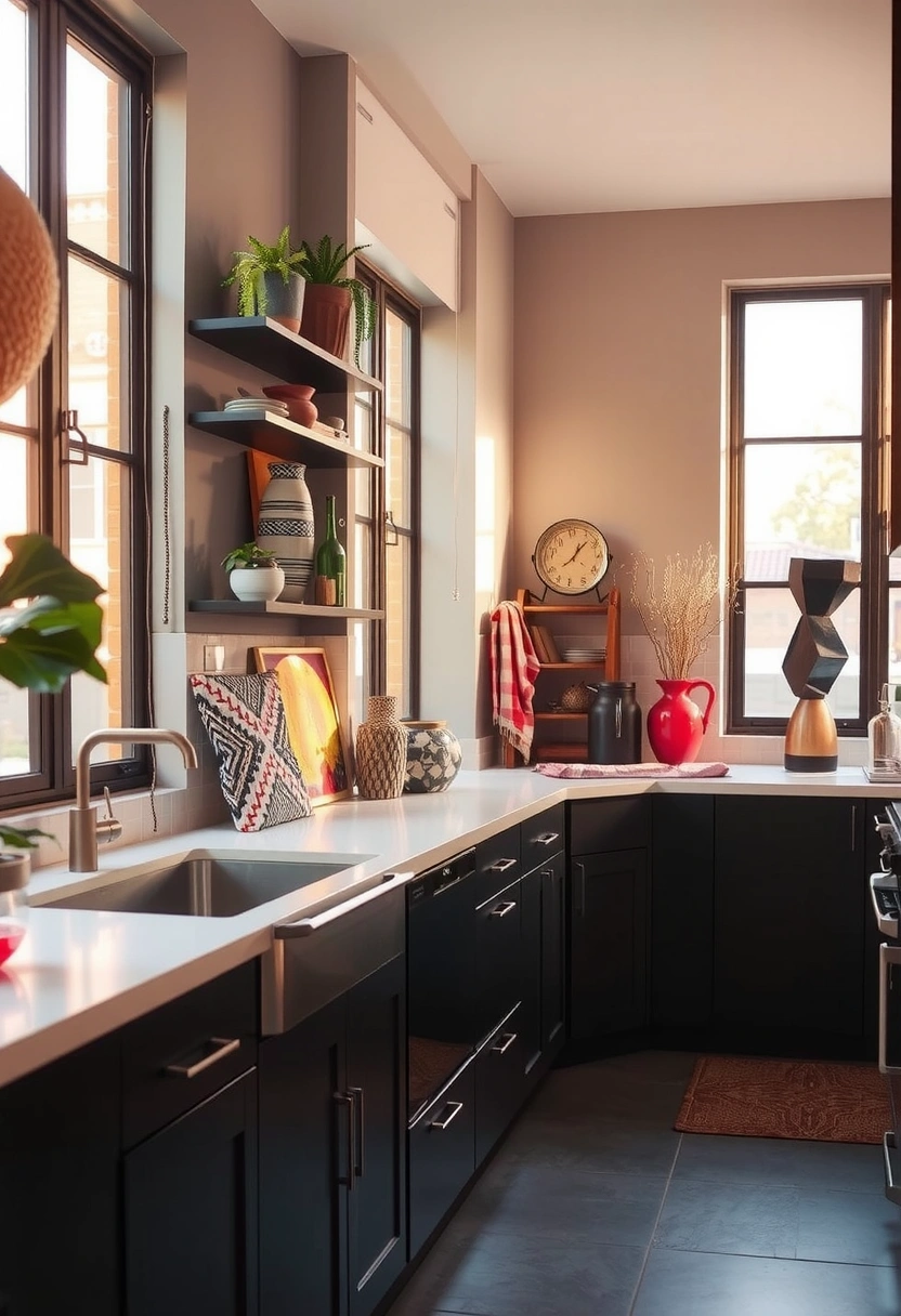 kitchen cabinet top decorating ideas 3