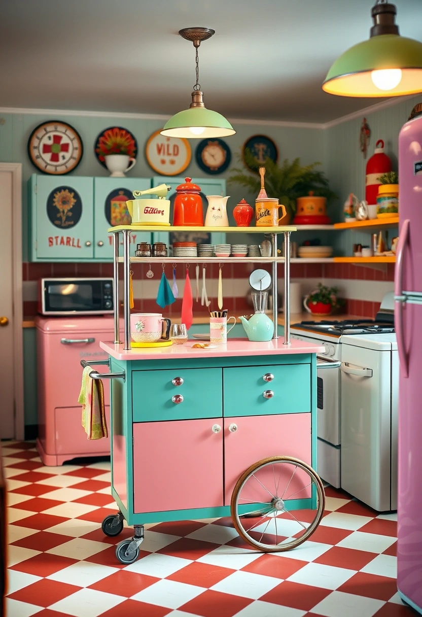 kitchen cart ideas 19