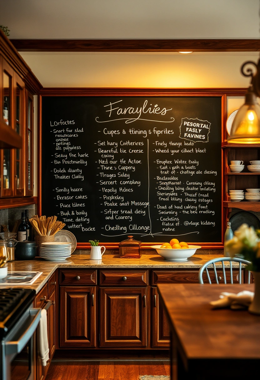 kitchen chalkboard ideas 17