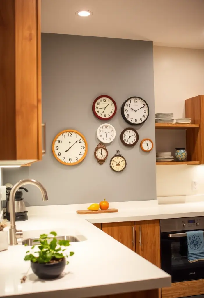 kitchen clocks wall ideas 1
