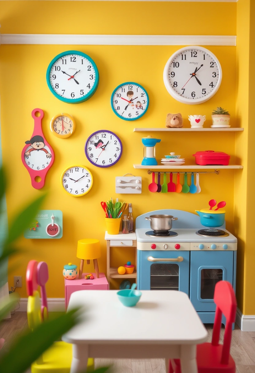 kitchen clocks wall ideas 11