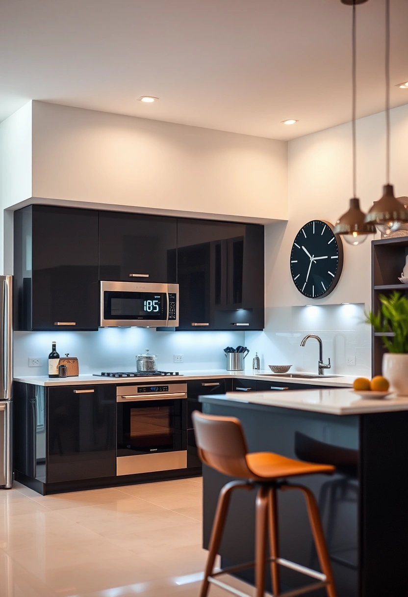 kitchen clocks wall ideas 13