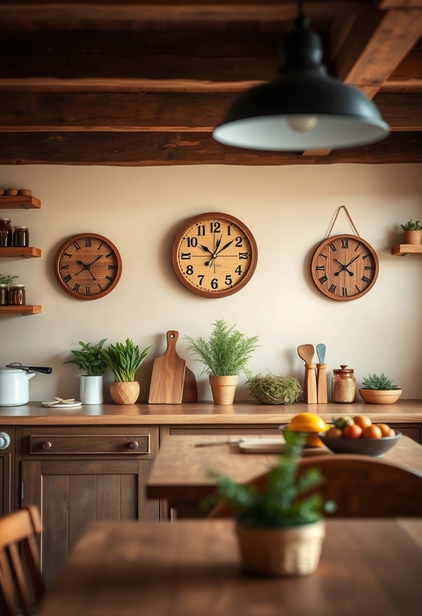 kitchen clocks wall ideas 17