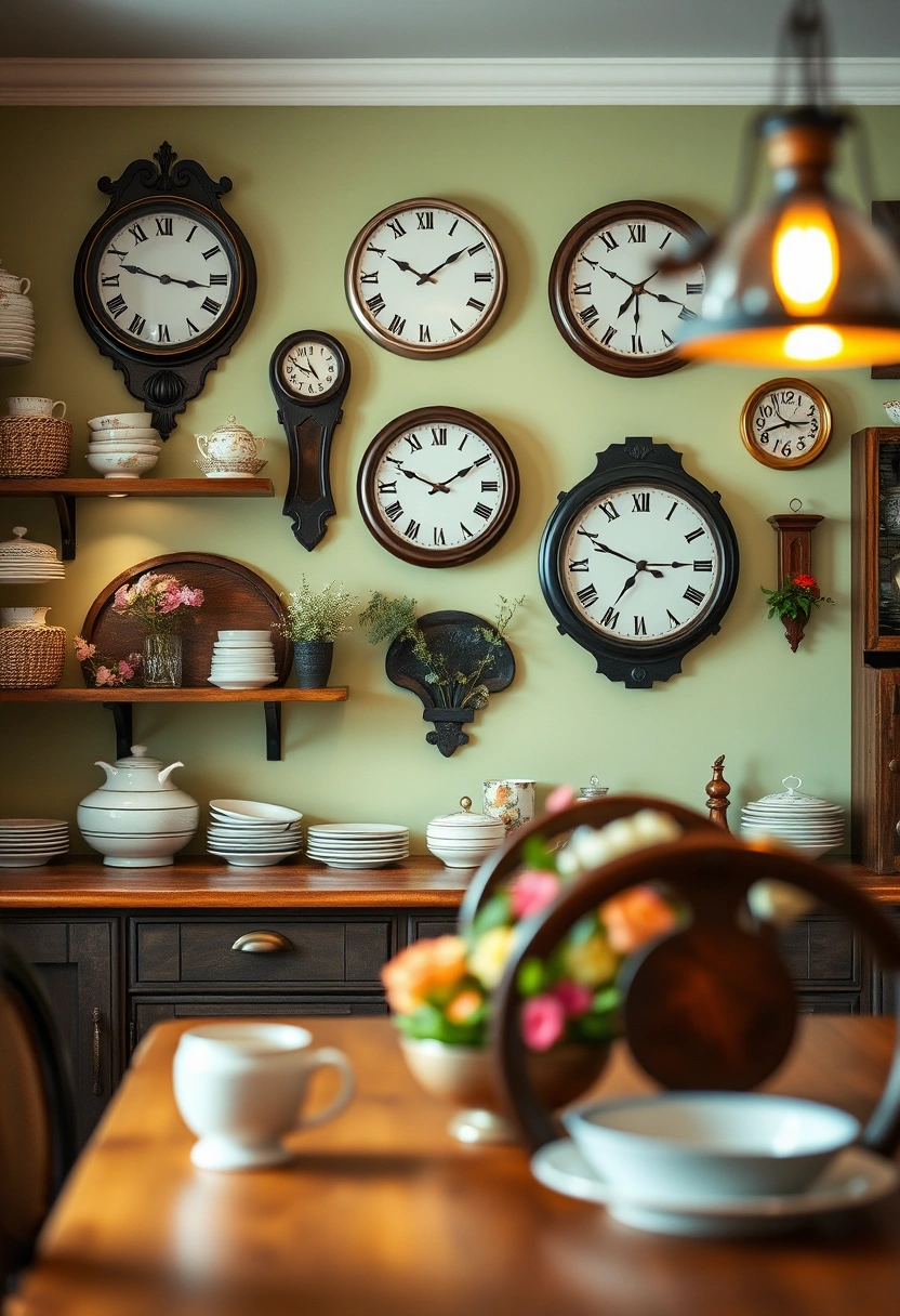 kitchen clocks wall ideas 20