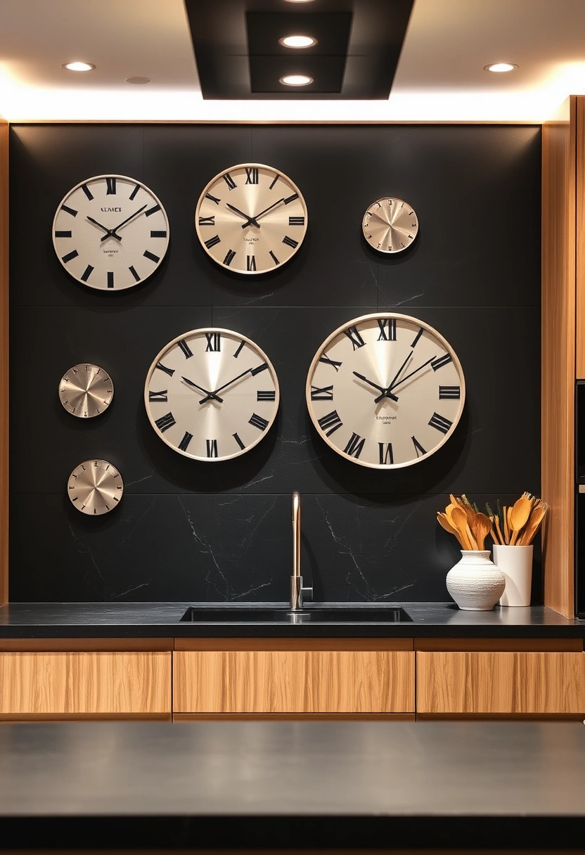 kitchen clocks wall ideas 4