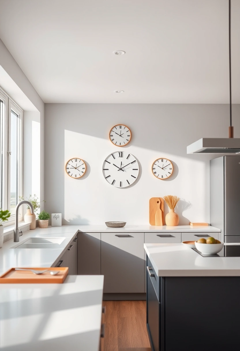 kitchen clocks wall ideas 9