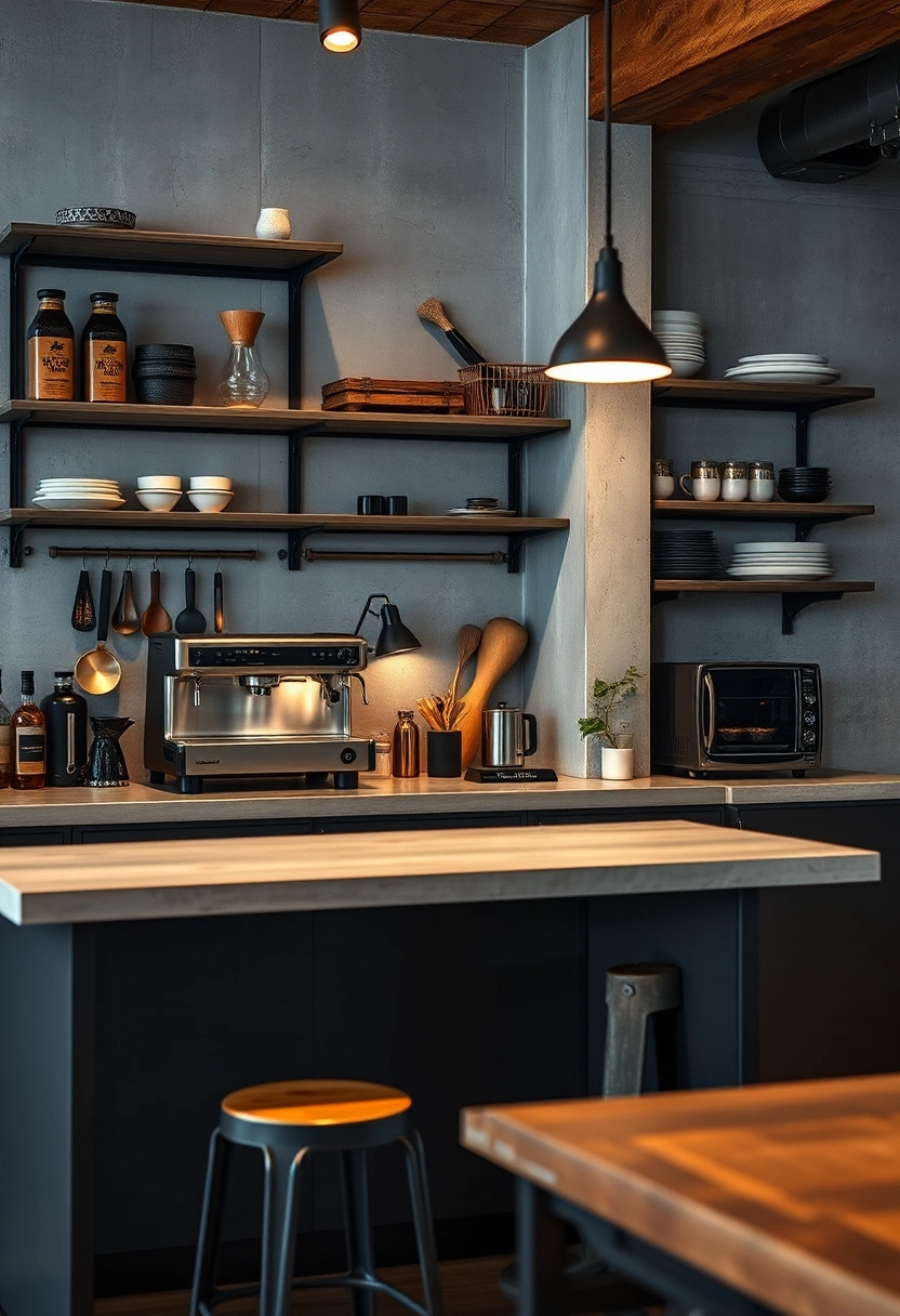 kitchen coffee station ideas 10