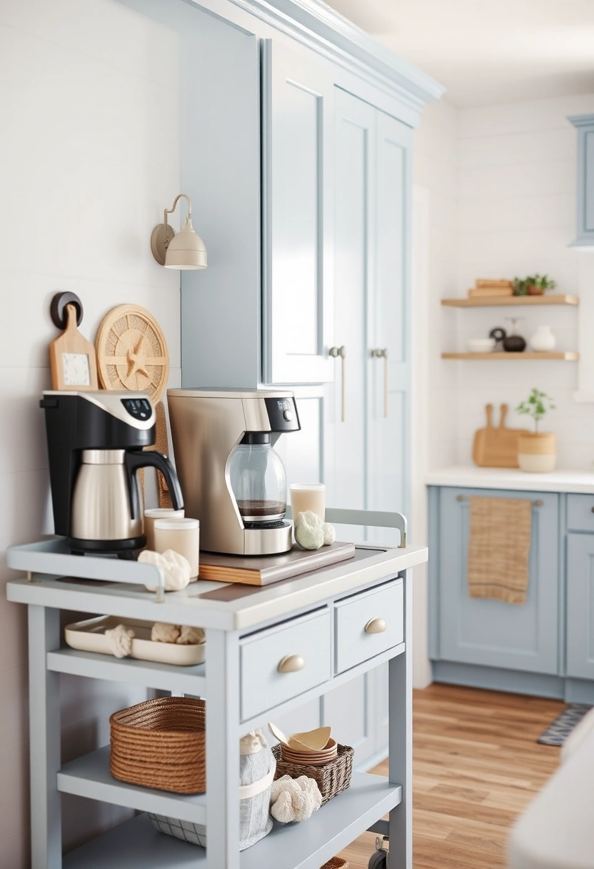 kitchen coffee station ideas 11