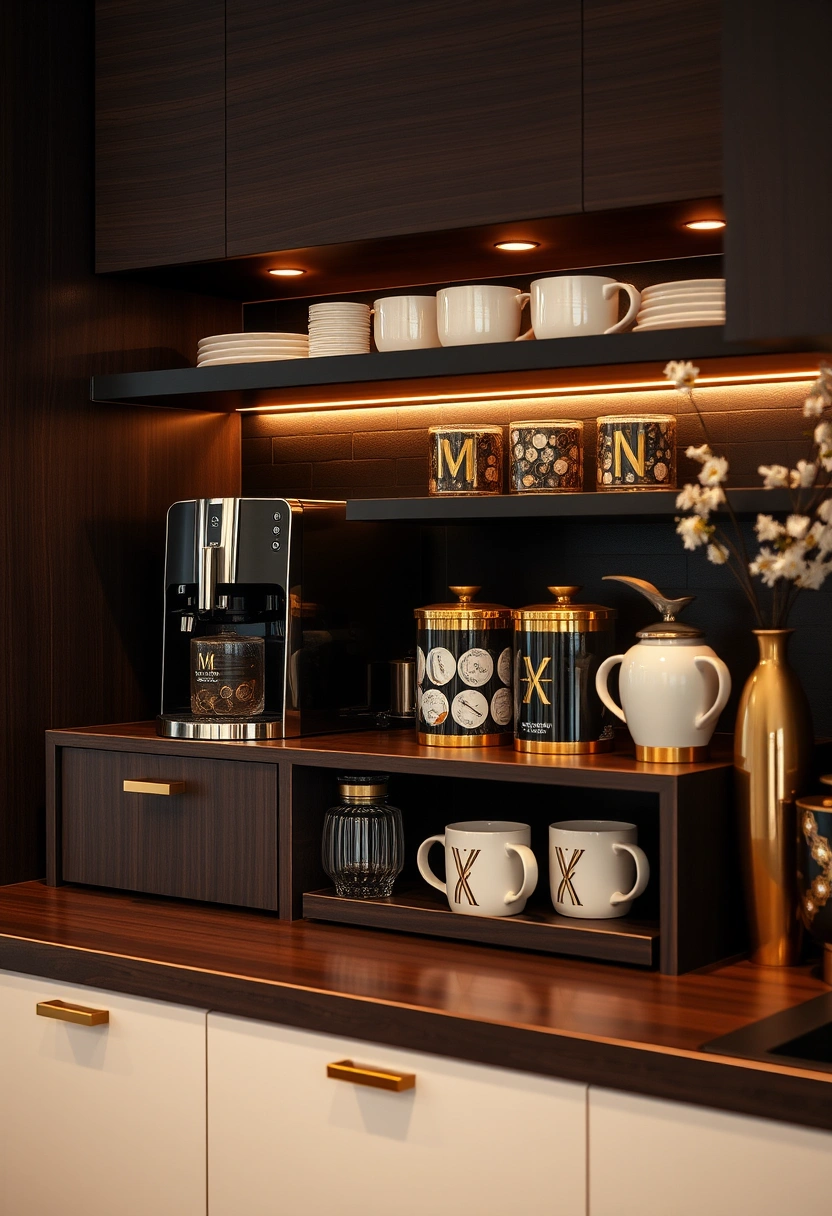 kitchen coffee station ideas 12