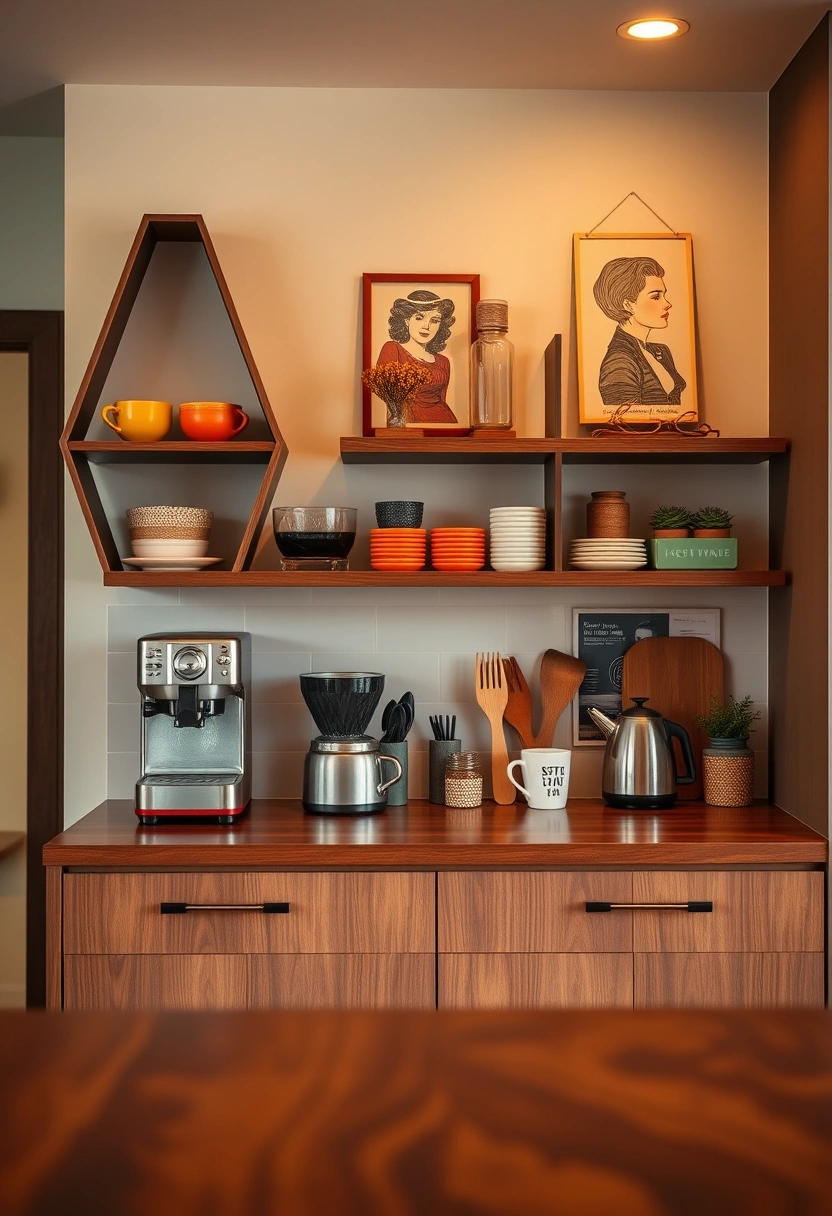 kitchen coffee station ideas 15
