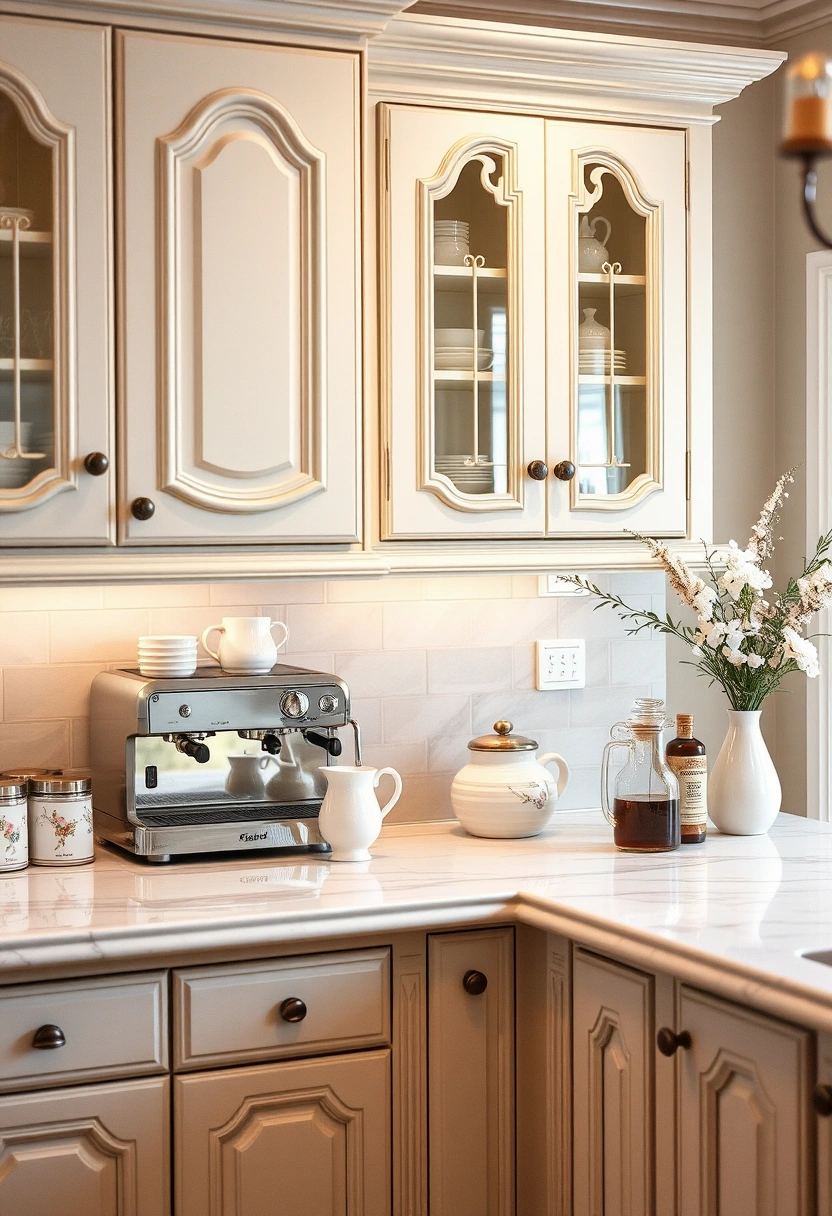 kitchen coffee station ideas 16