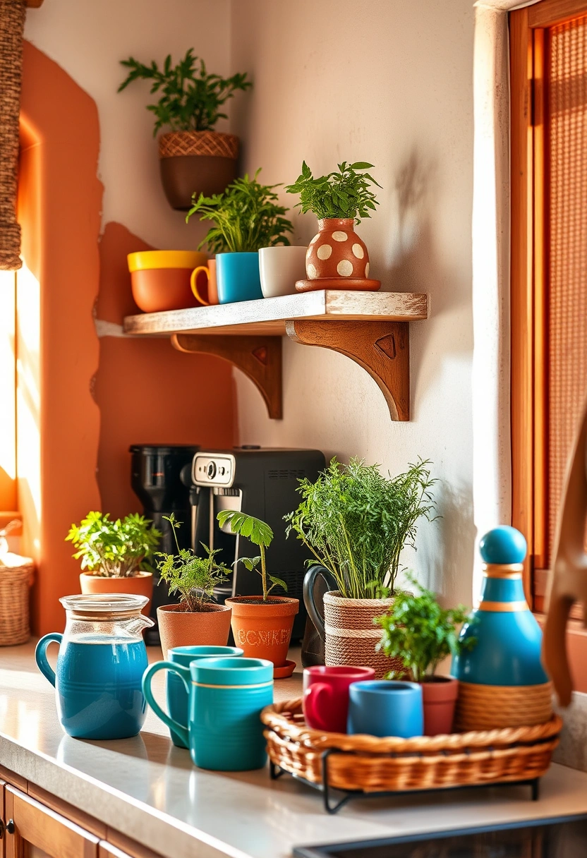 kitchen coffee station ideas 17