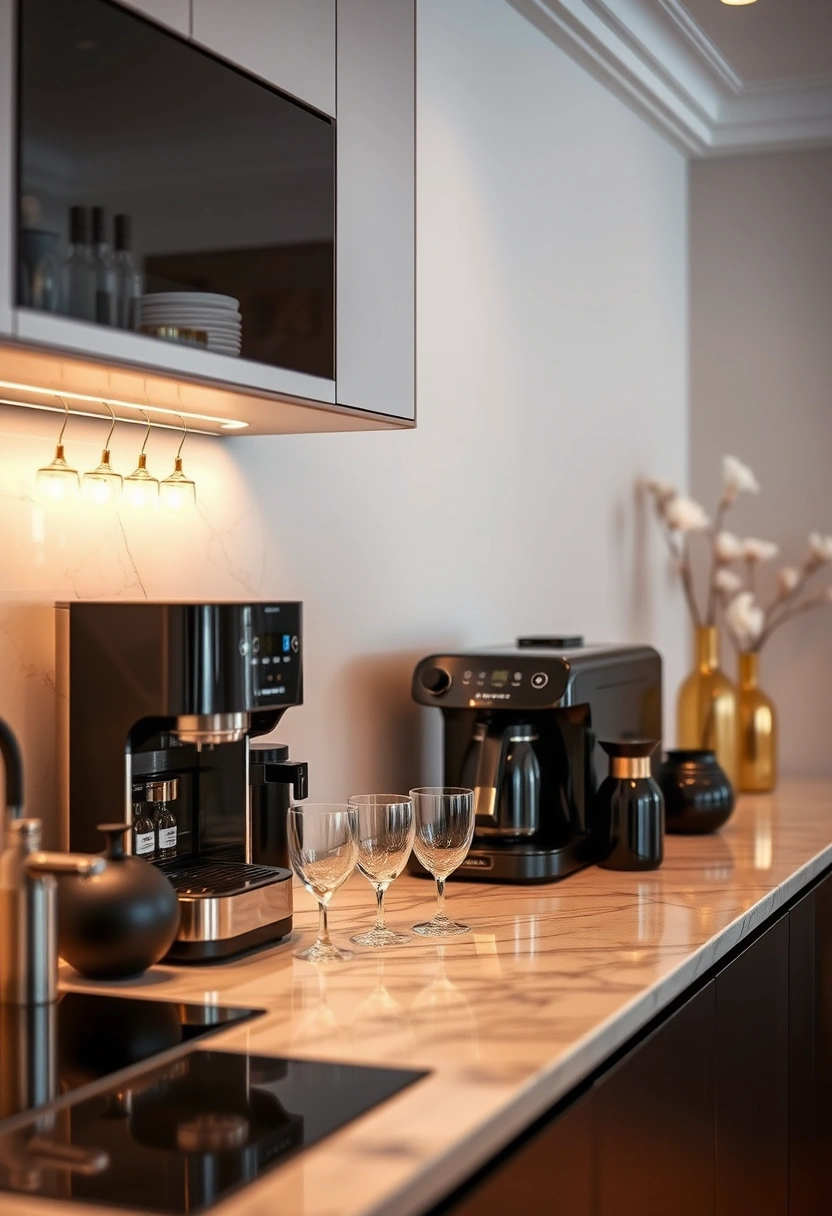 kitchen coffee station ideas 20