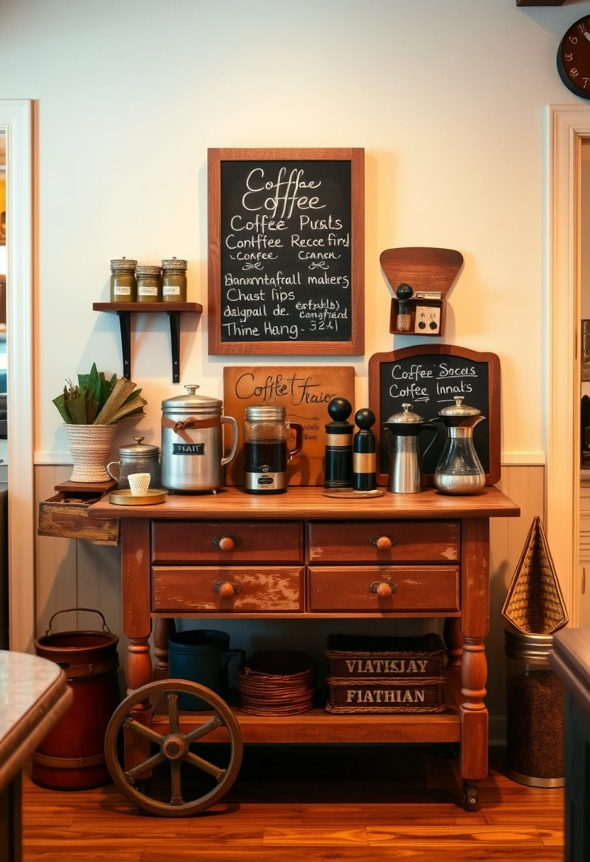 kitchen coffee station ideas 5