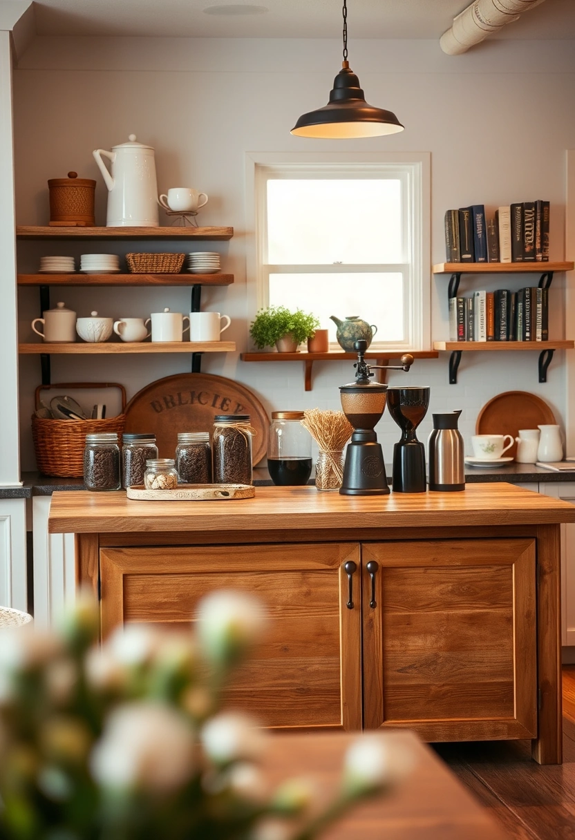 kitchen coffee station ideas 9