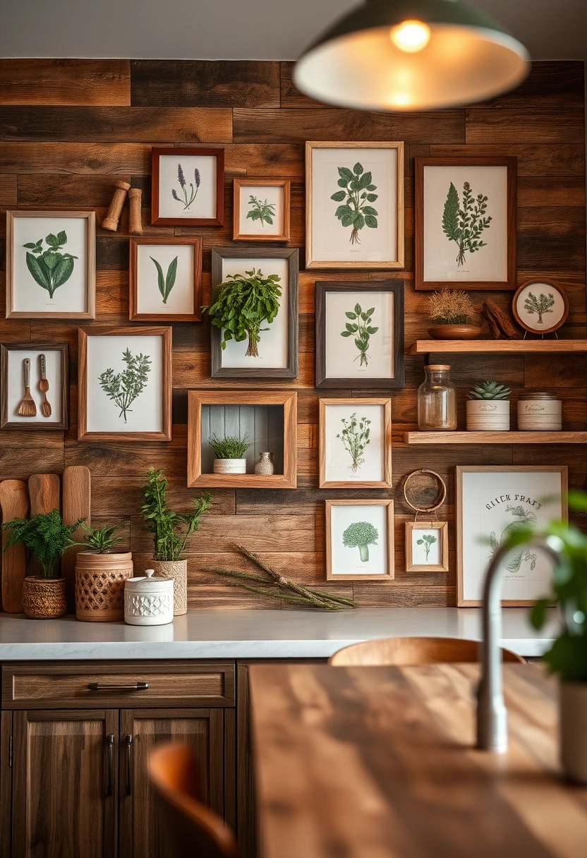 kitchen collage wall ideas 10
