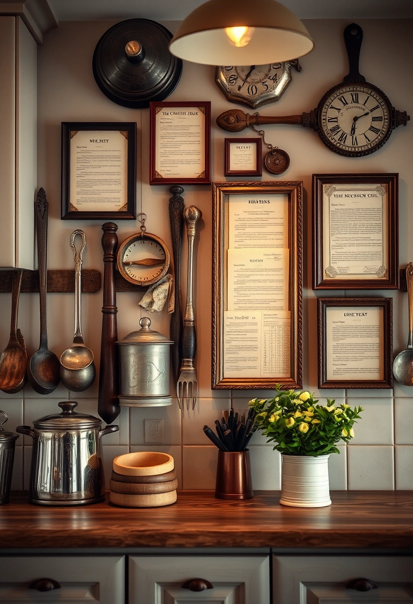 kitchen collage wall ideas 15