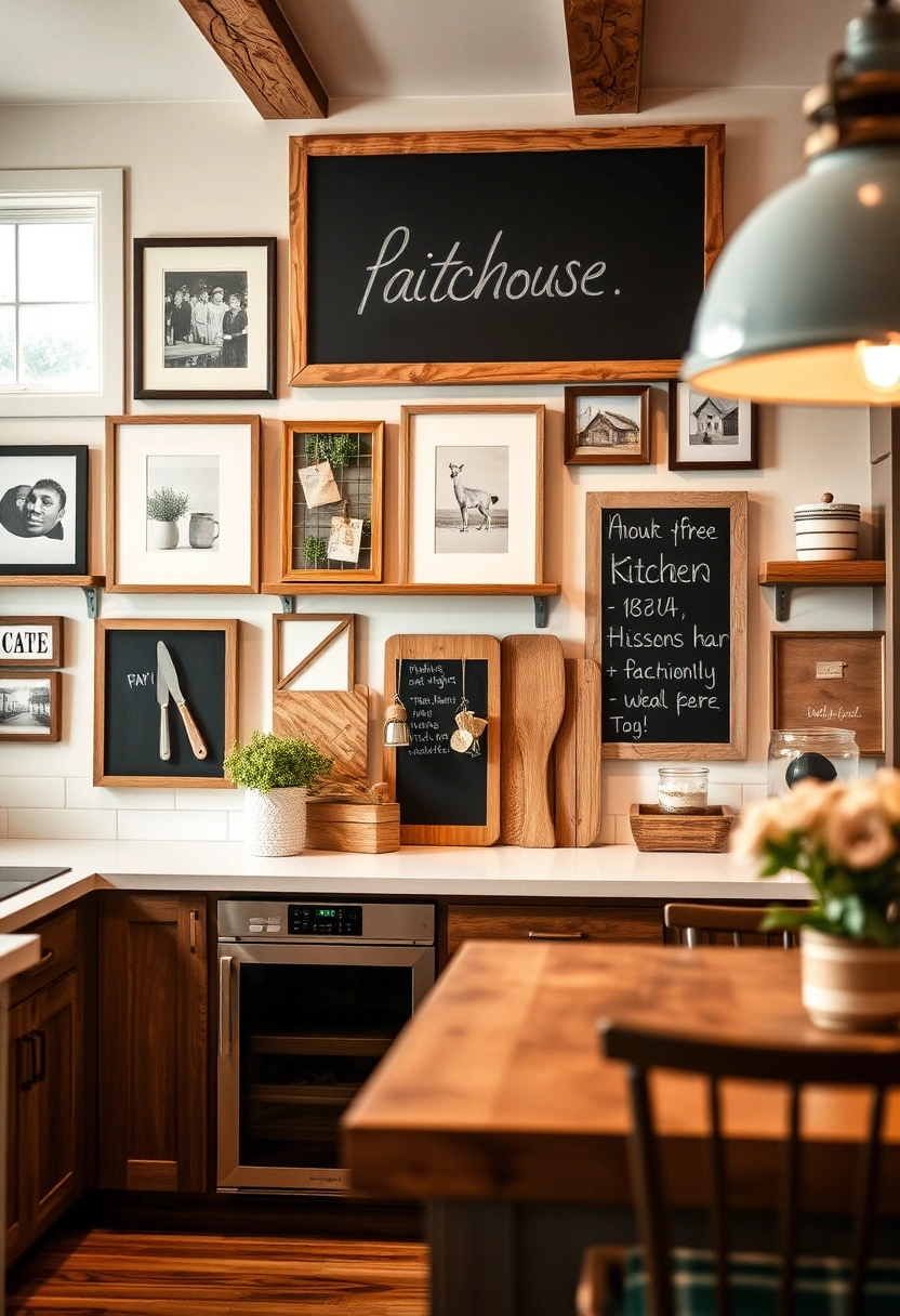 kitchen collage wall ideas 16