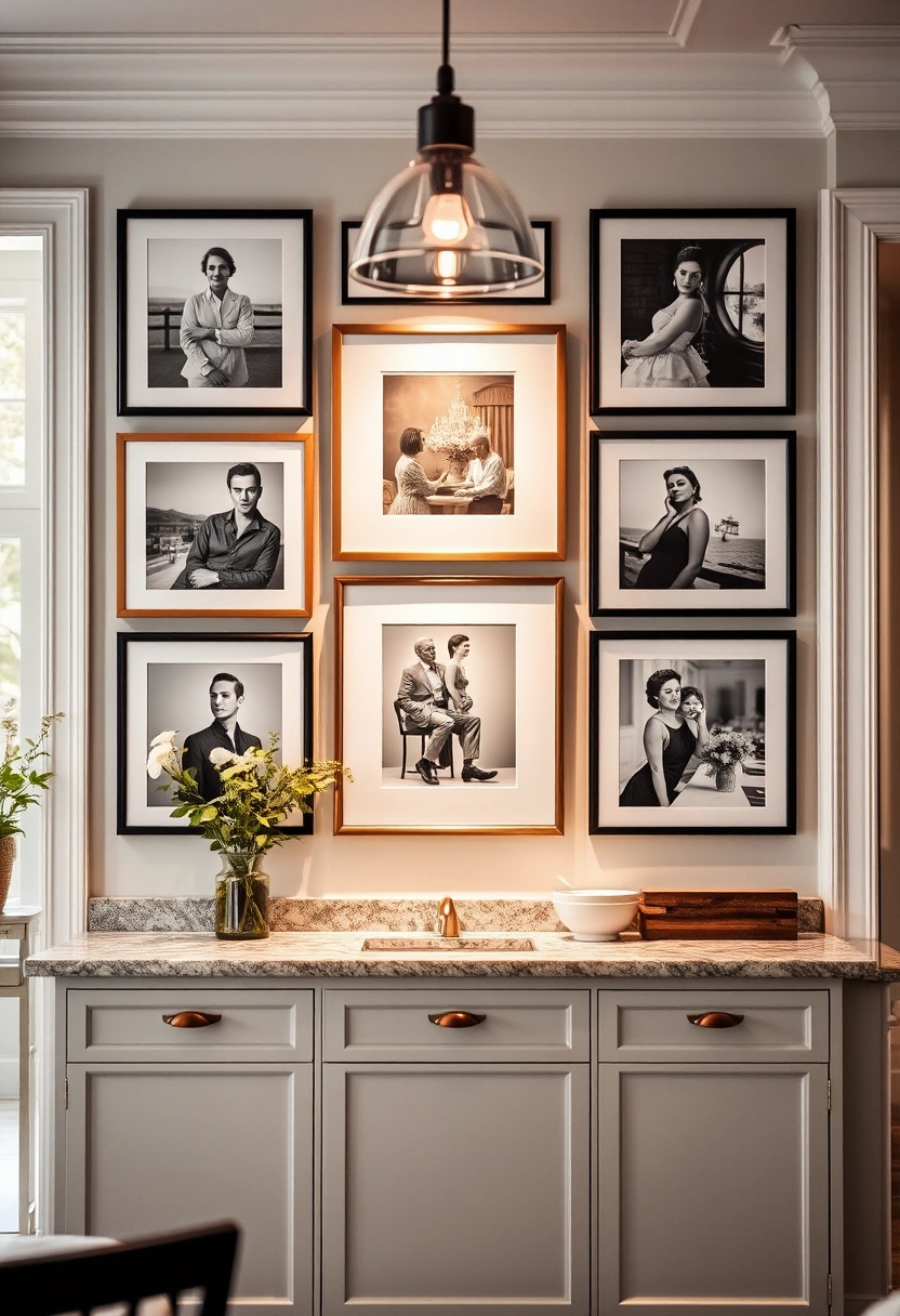 kitchen collage wall ideas 18