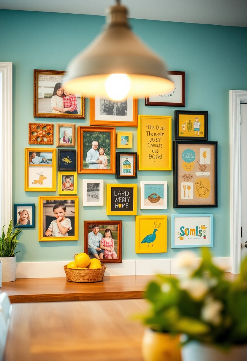 kitchen collage wall ideas 2