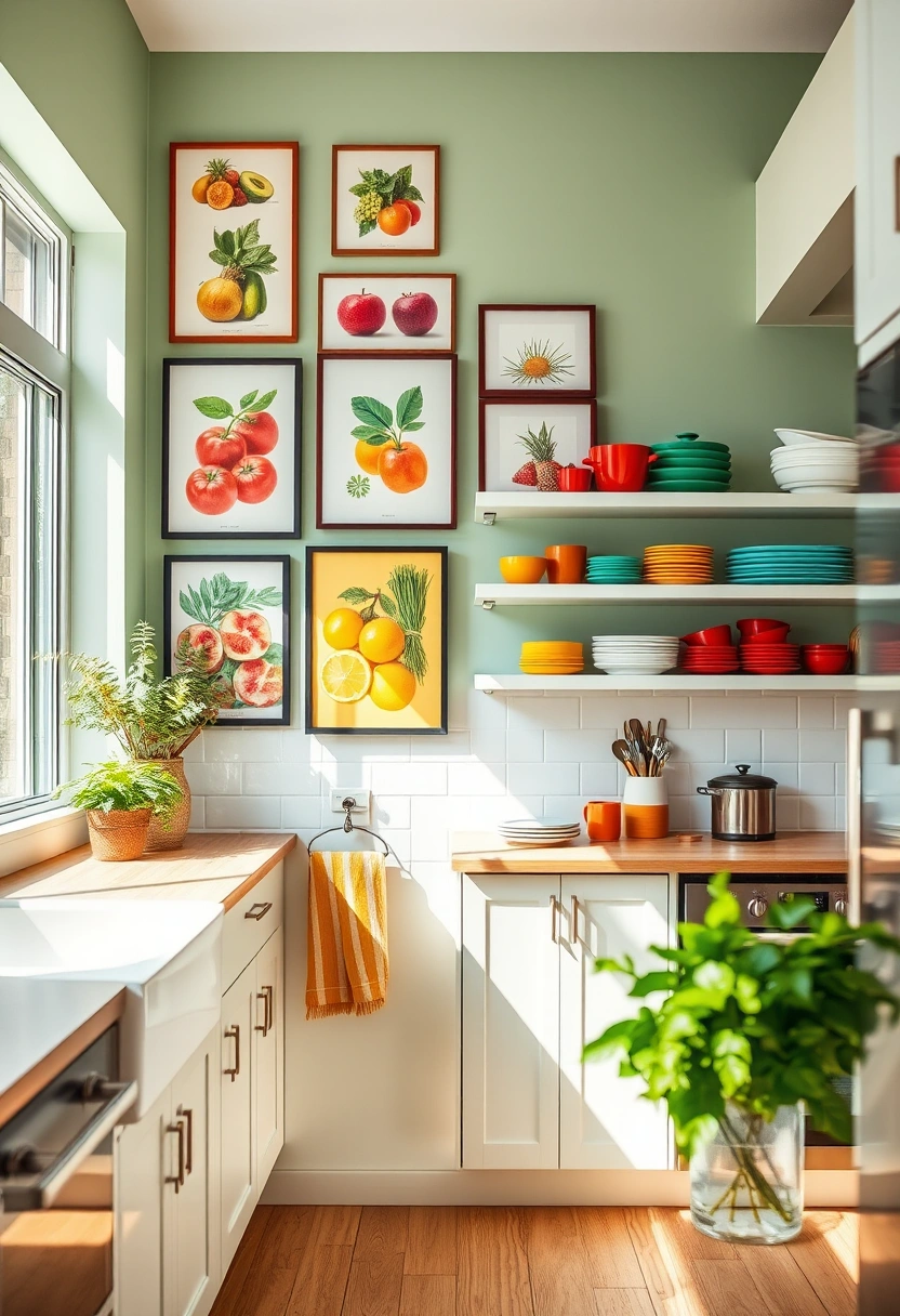 kitchen collage wall ideas 5
