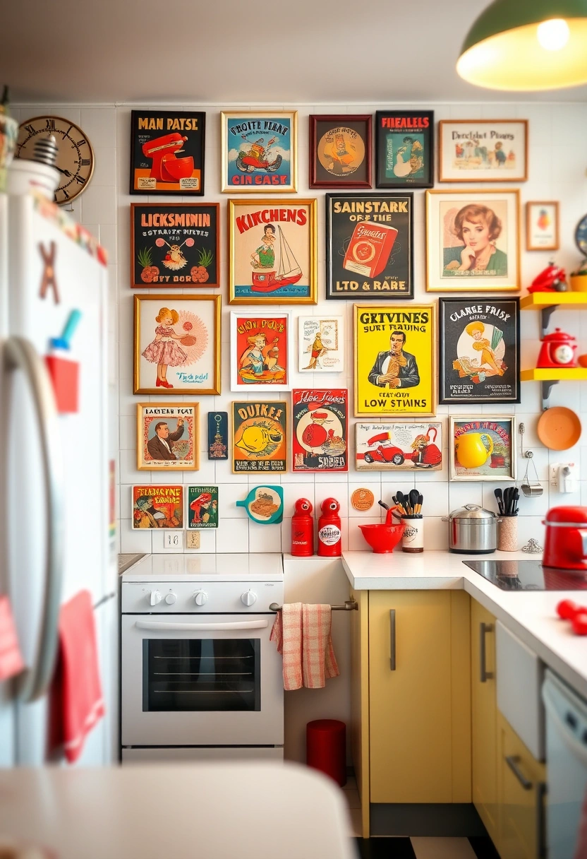 kitchen collage wall ideas 8