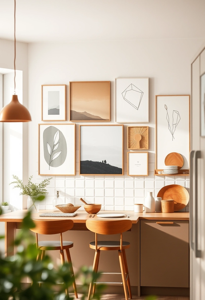 kitchen collage wall ideas 9
