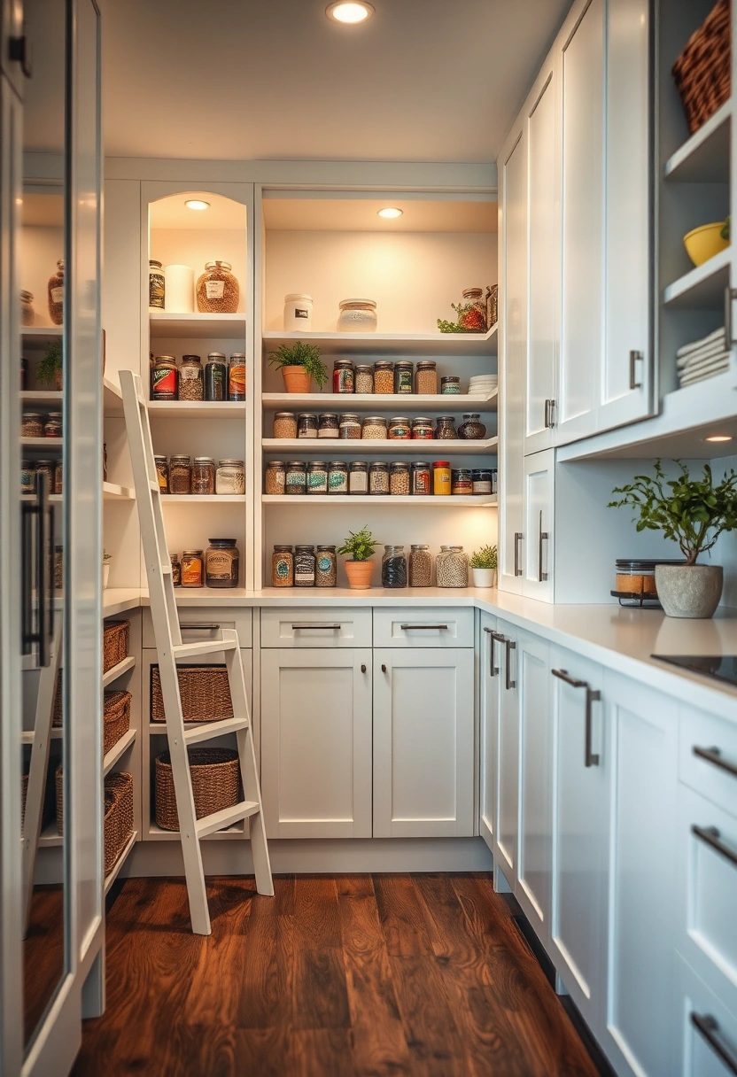 kitchen corner pantry ideas 1
