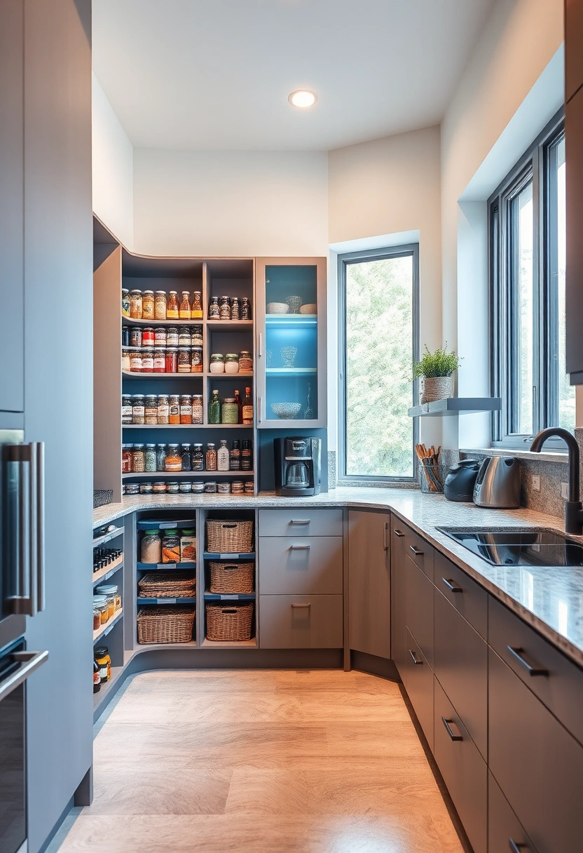 kitchen corner pantry ideas 11