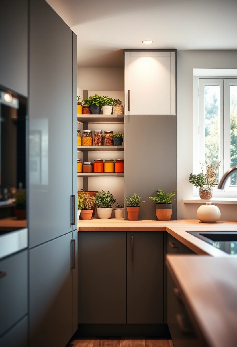 kitchen corner pantry ideas 20