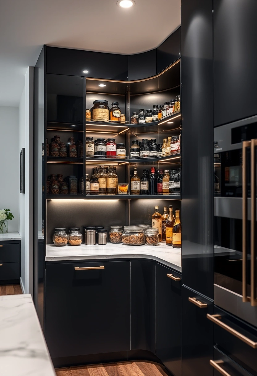 kitchen corner pantry ideas 9