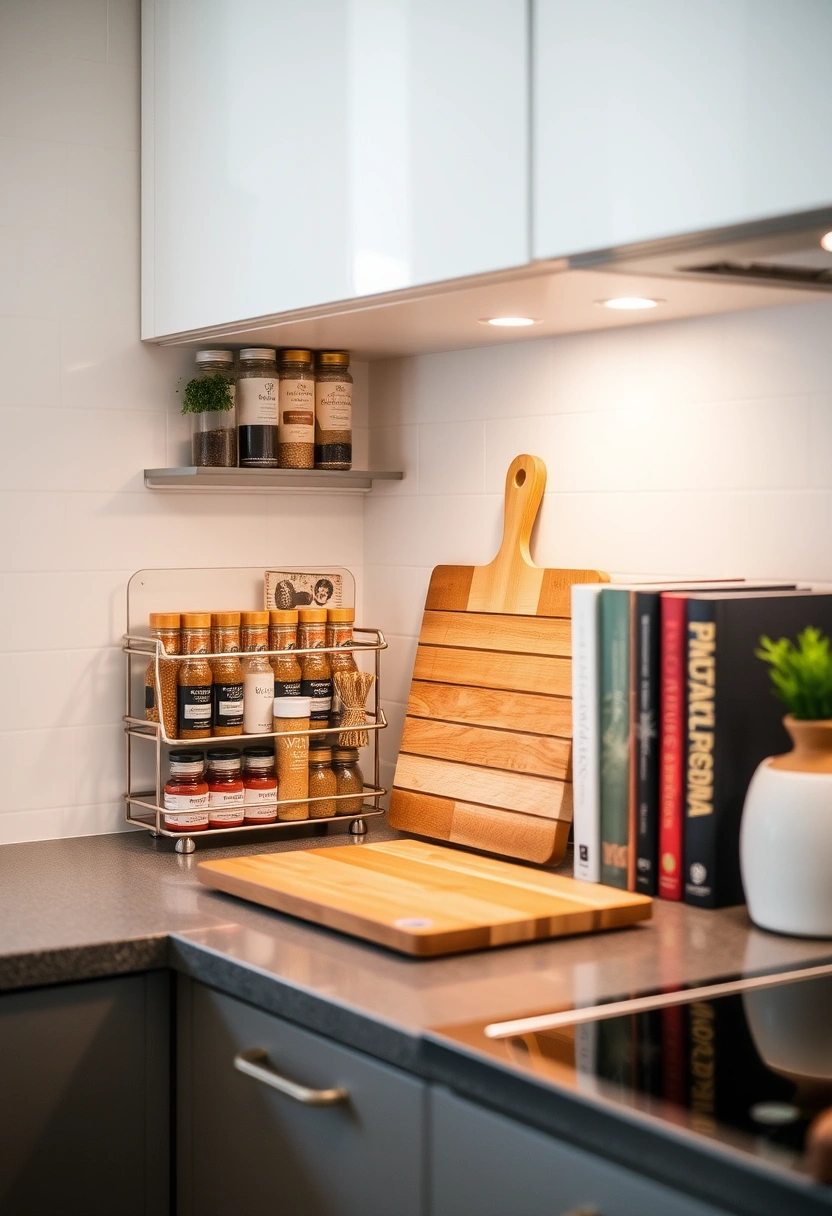kitchen counter corner decor ideas 10