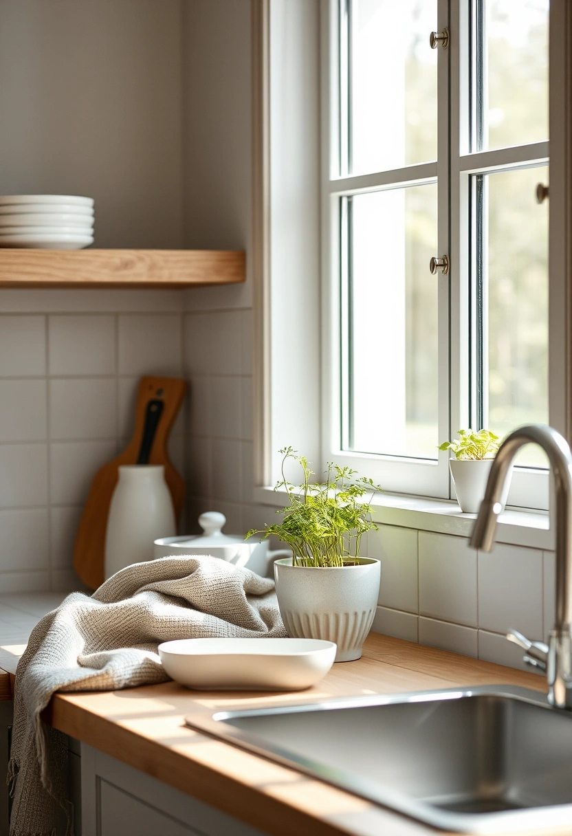 kitchen counter corner decor ideas 11
